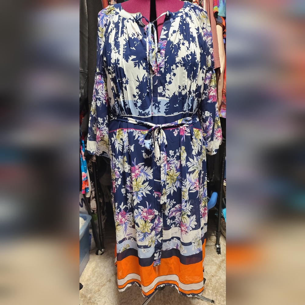 Taylor Floral Chiffon Dress